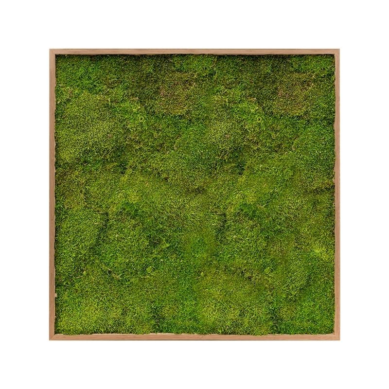 Platmos Bamboe Schilderij Vierkant