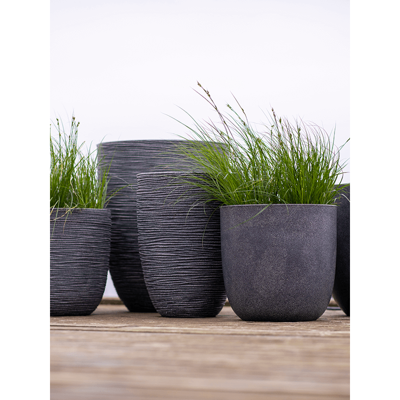 Capi Lux Waste Rib Vase Grijs