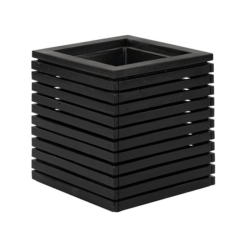 Marrone Orrizontale Cube Zwart
