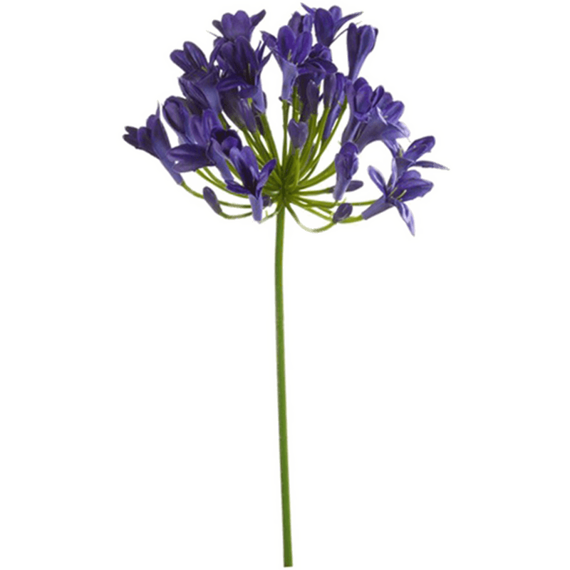 Agapanthus blauw - kunstplant