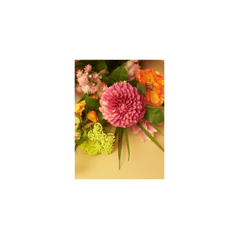 Dahlia bloem roze - kunstplant