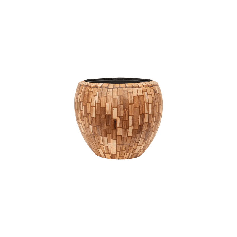 Alocasia Calidora in Facets Jenga Couple - kunstplant