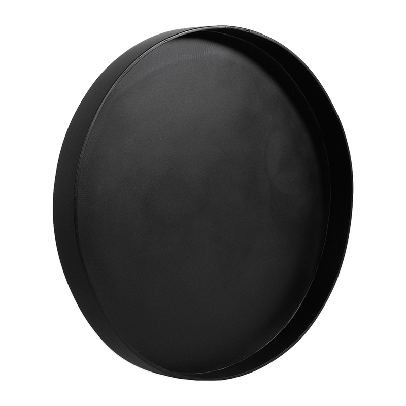 Mosschilderij Rond 100% Platmos Antraciet