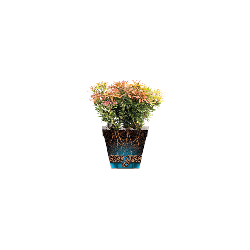 Elho Urban Loft Rond Beige (met wielen)