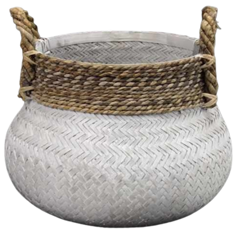 Mand Bamboe Wit