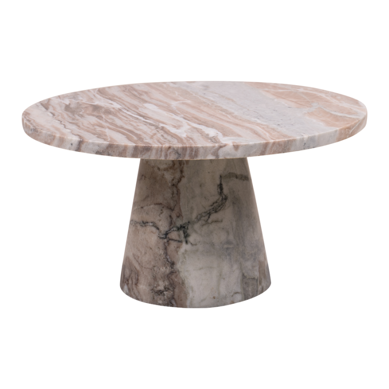 Bijzettafel Bergiola marmer wit
