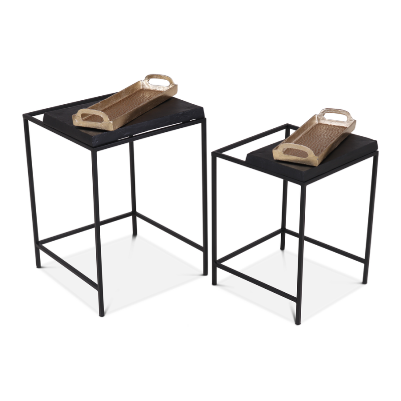 Bijzettafel Madhya (set van 2 stuks)