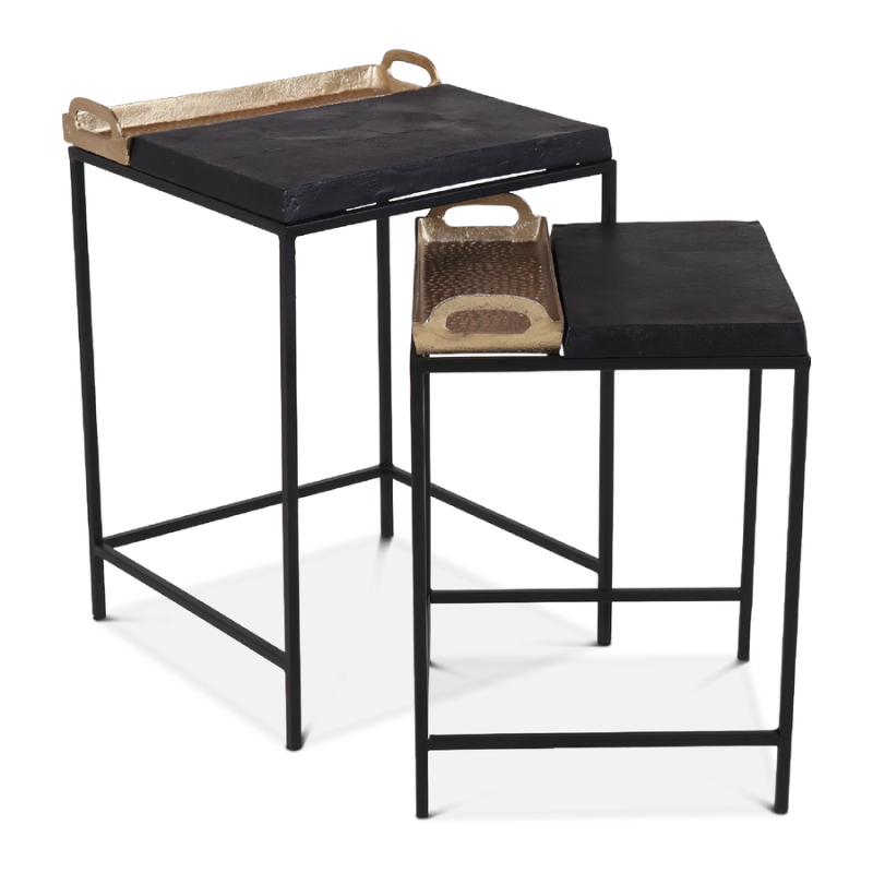 Bijzettafel Madhya (set van 2 stuks)