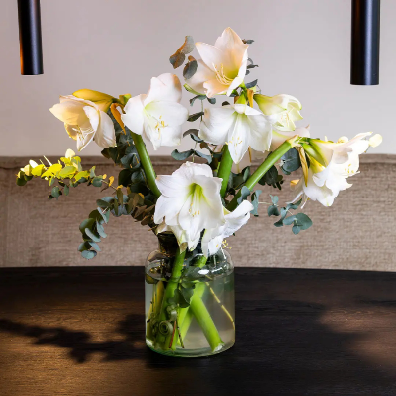 Boeket Amaryllis wit