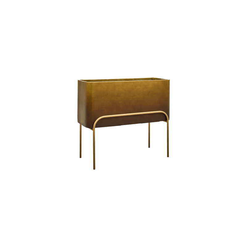 Metallic Rectangle Honey with feed high