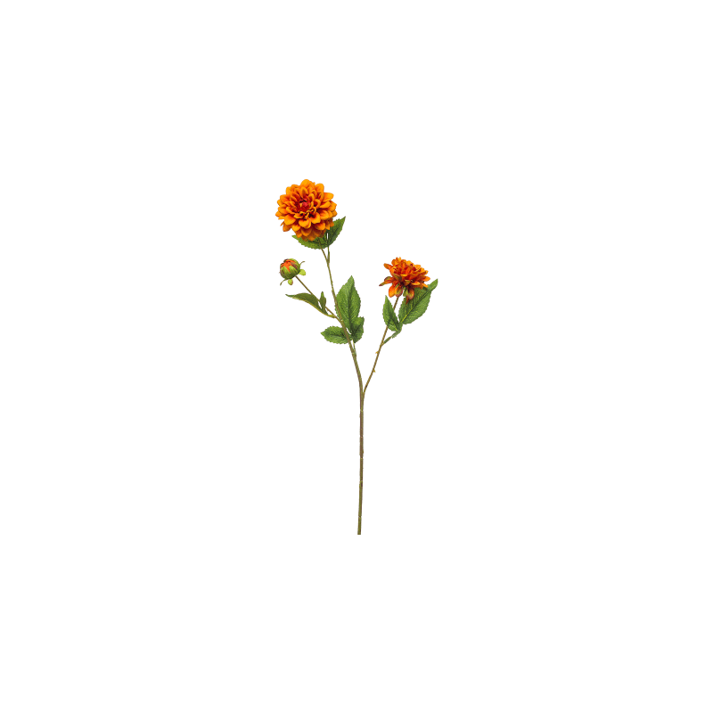 Dahlia tak oranje - kunstplant