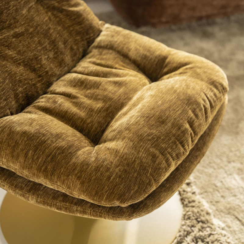 Draaifauteuil Tromba mosterd