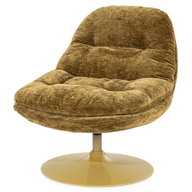 Draaifauteuil Tromba mosterd