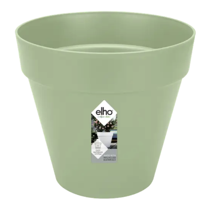 Elho Urban Loft Rond Groen (met wielen)