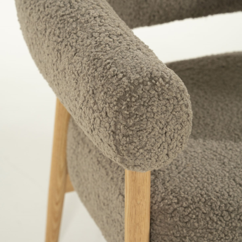 Fauteuil Mysa taupe