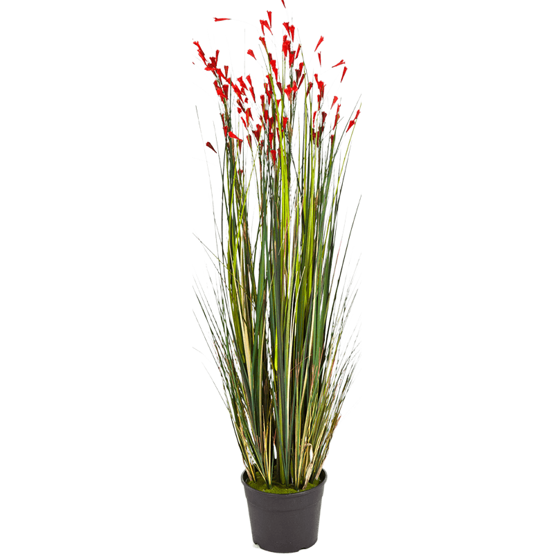 Grass Coral Red - kunstplant