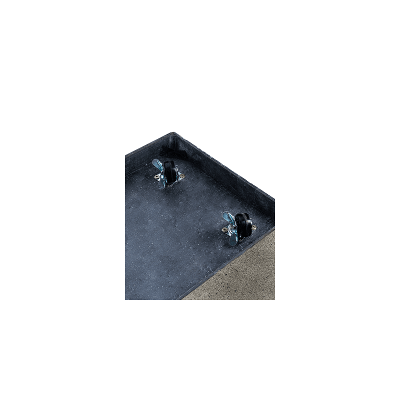 Grigio Box Concrete Wit (met wielen)