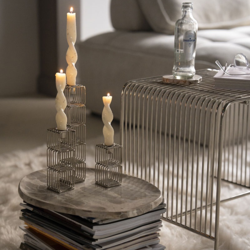 Kaarsenhouder WireWorks - set van 3