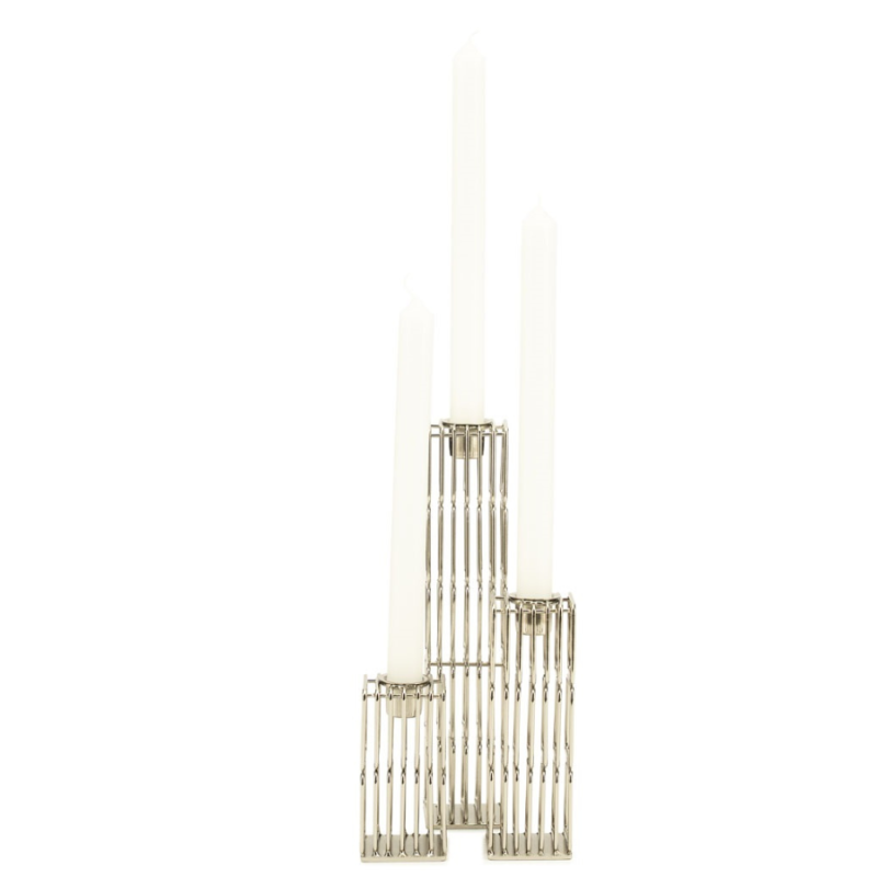 Kaarsenhouder WireWorks - set van 3