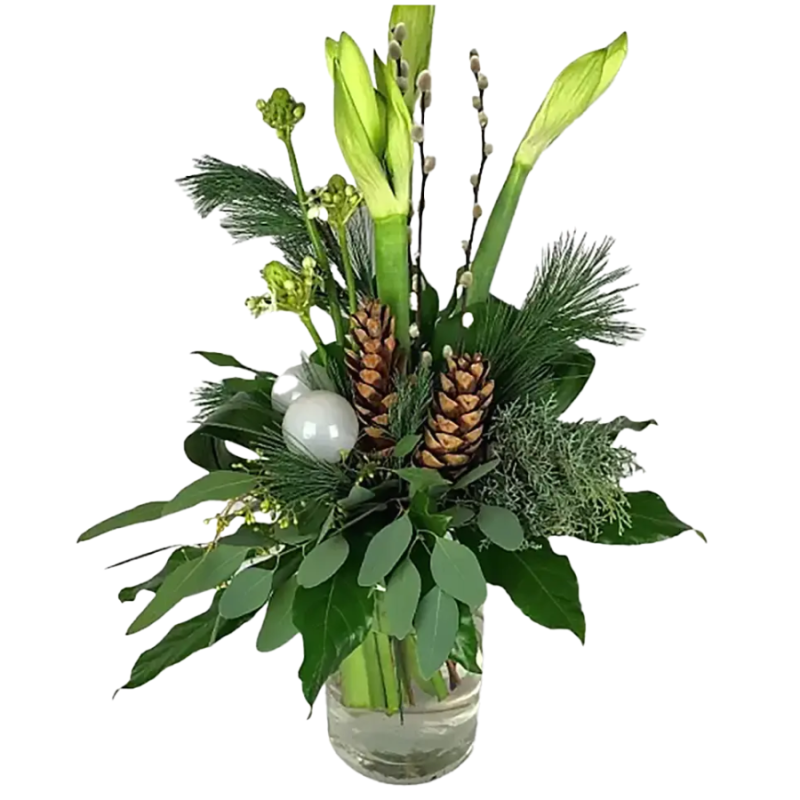 Kerstboeket Ivory Frost