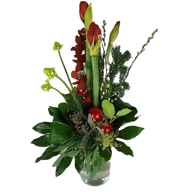 Kerstboeket Ruby Joy