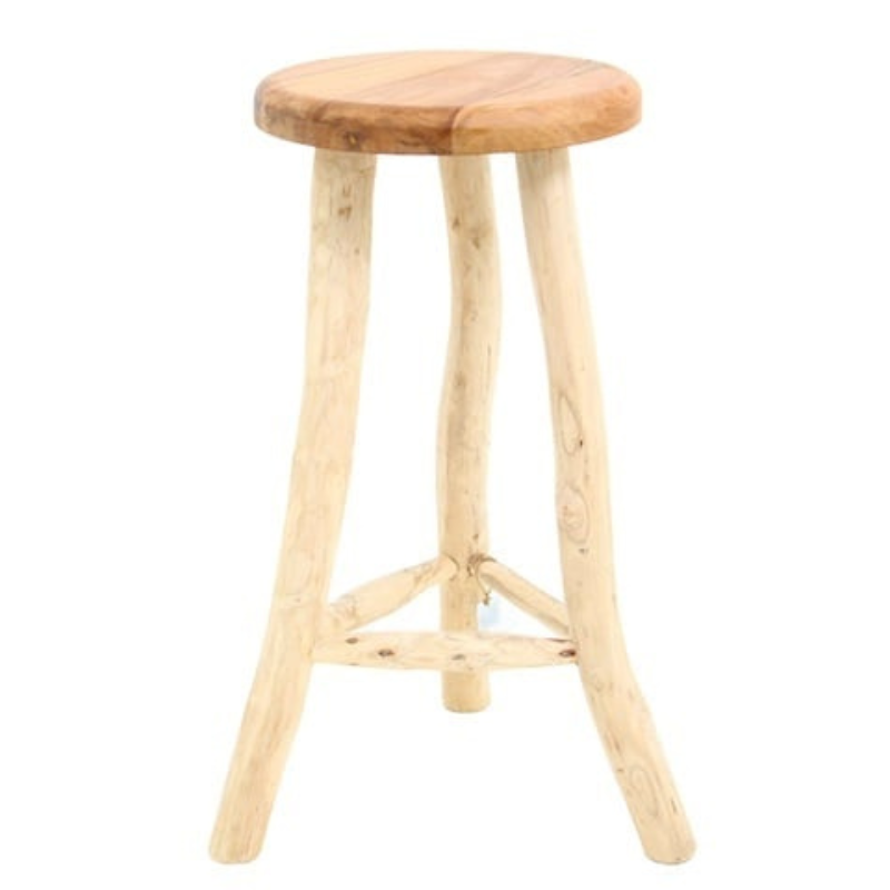 Barkruk Teak Natural