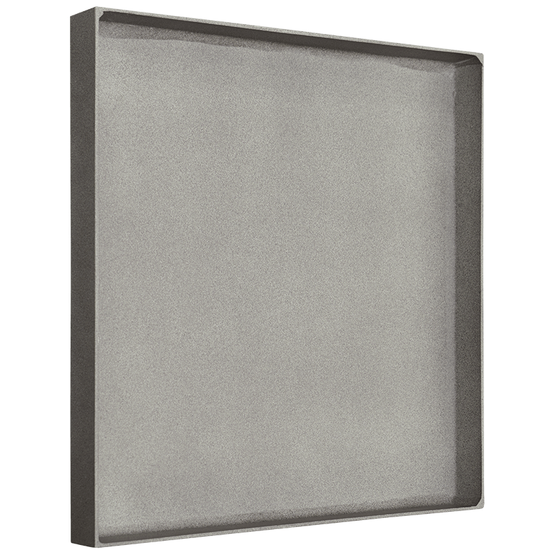 Mosschilderij vierkant 100% Rendiermos Licht Grasgroen Grey Frame