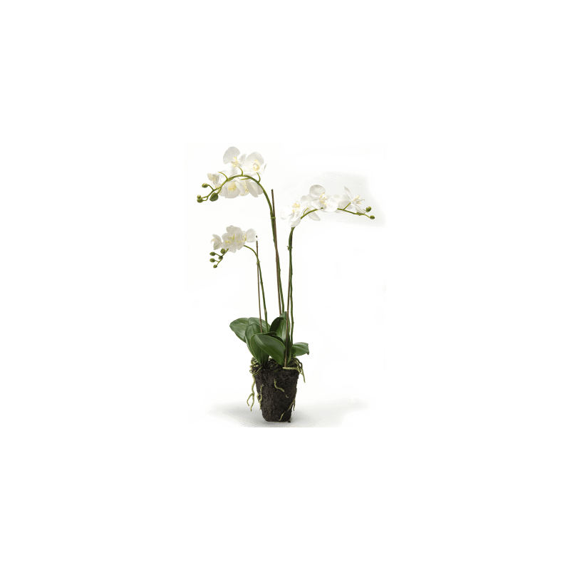 Orchidee wit - kunstplant