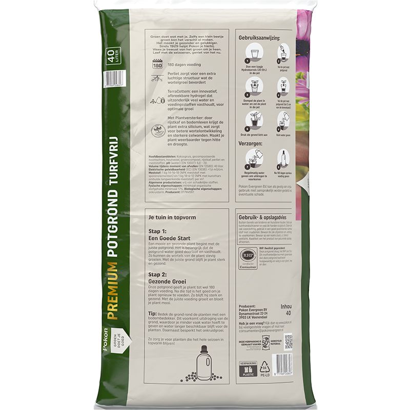 Pokon Premium Potgrond Turfvrij 40 L