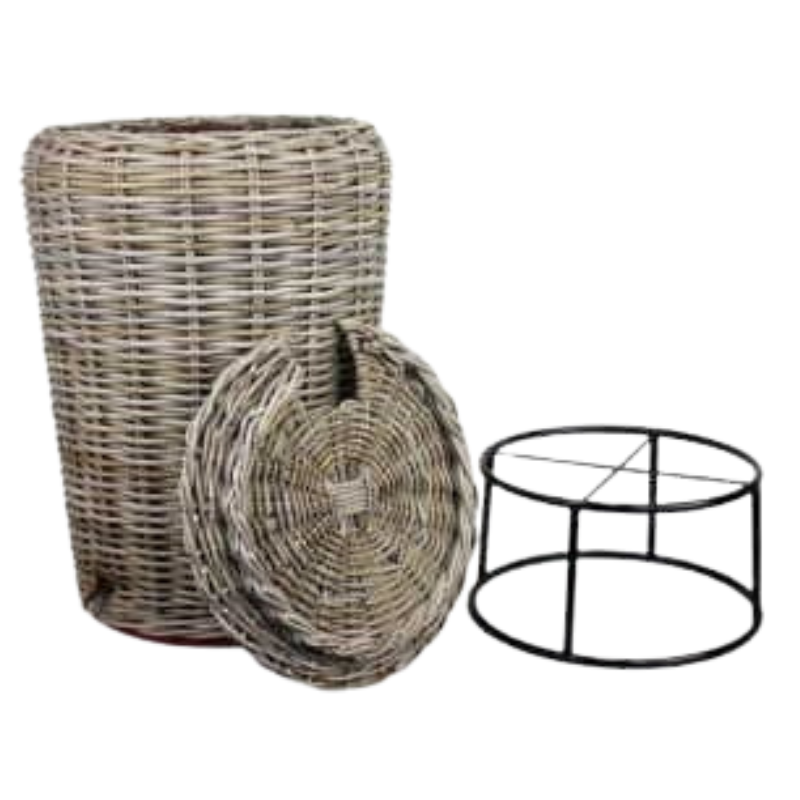 Regenton Rotan Grijs 200L