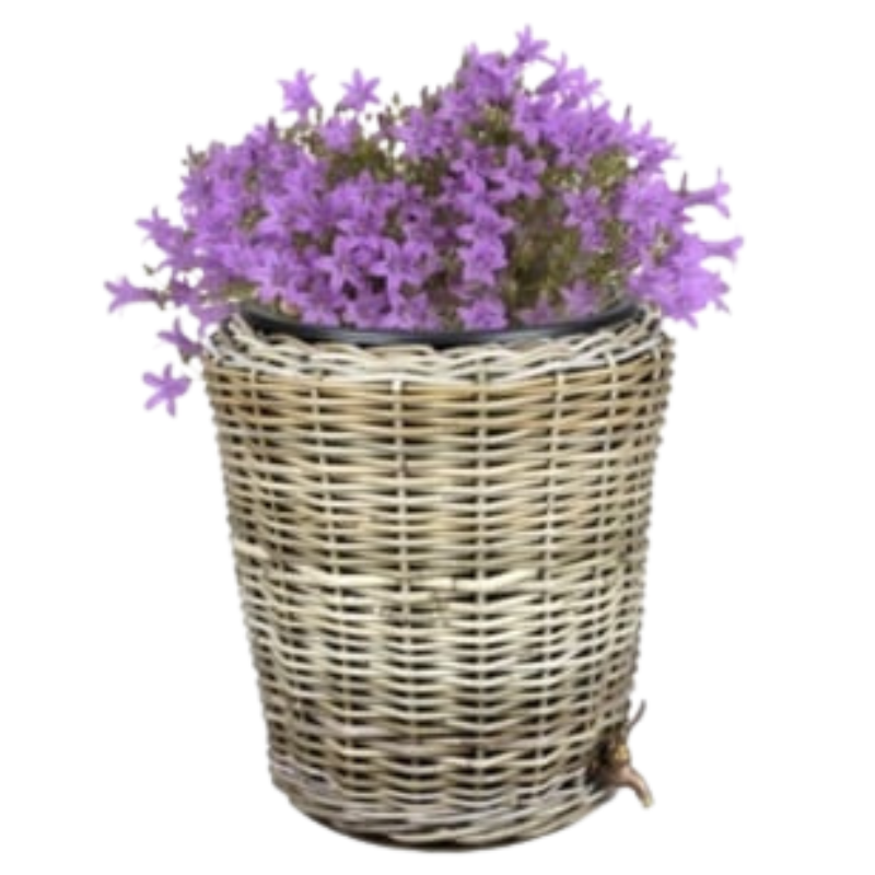 Regenton Rotan Grijs 40L