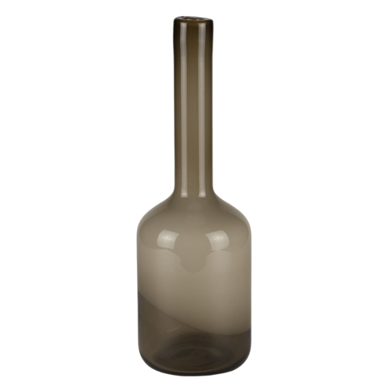 Salnes vaas hoog taupe