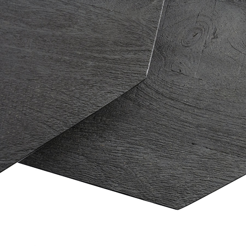 Salontafel Octagon zwart - set van 2