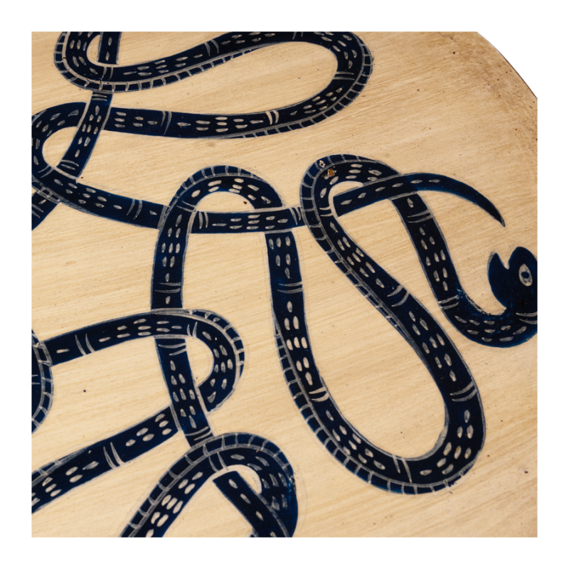 Bijzettafel Snake wit