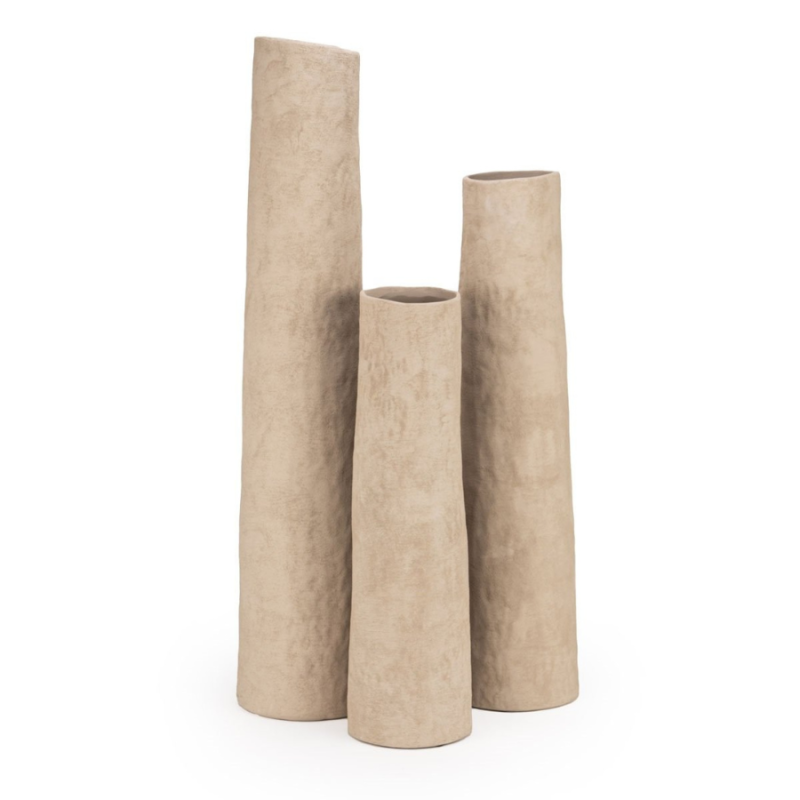 Soave vaas lichtbruin