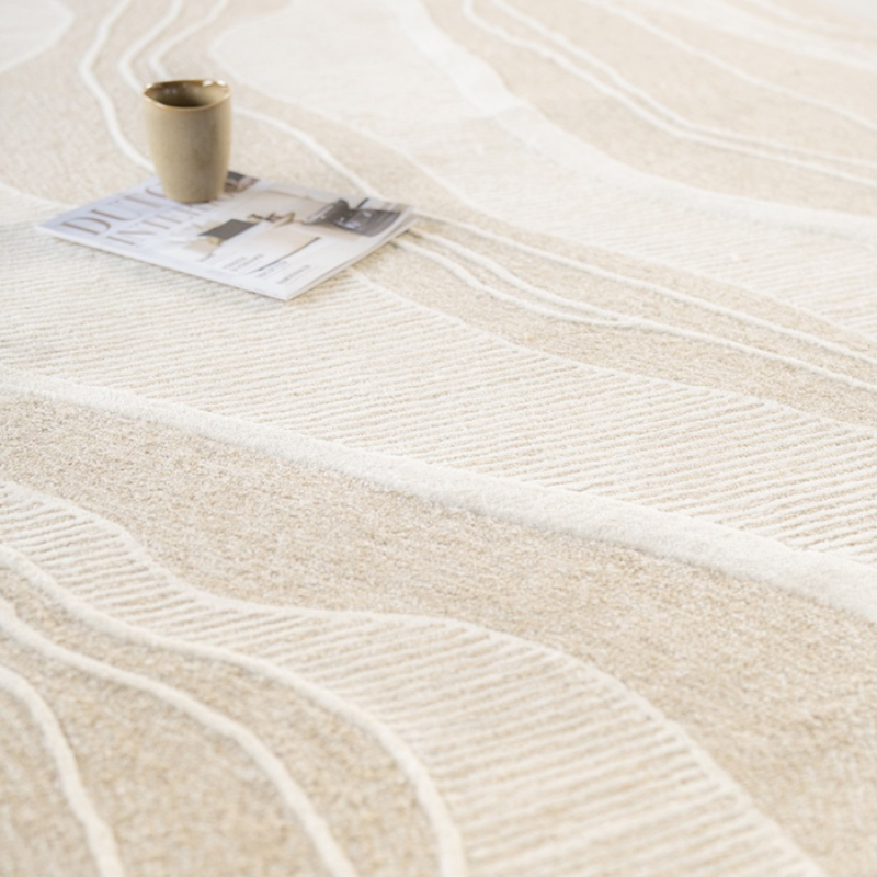 Vloerkleed Soil beige
