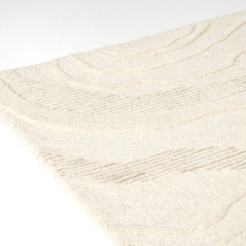Vloerkleed Soil wit