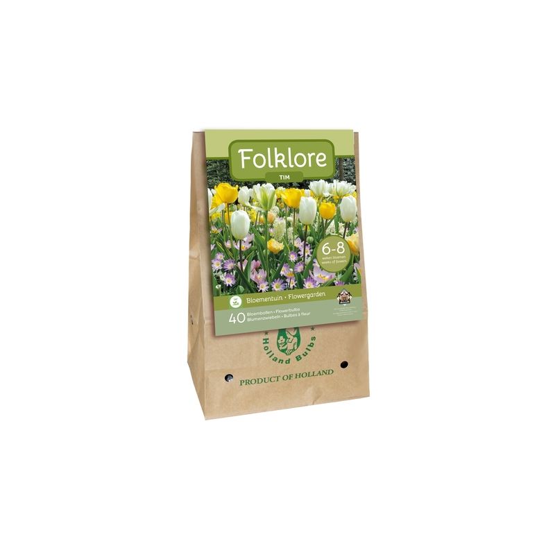 Tulpen Folklore mix Tim - 40 stuks