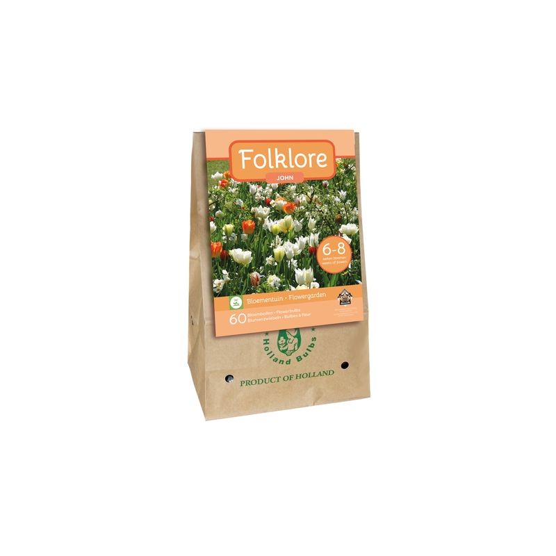 Tulpen Folklore mix John - 60 stuks