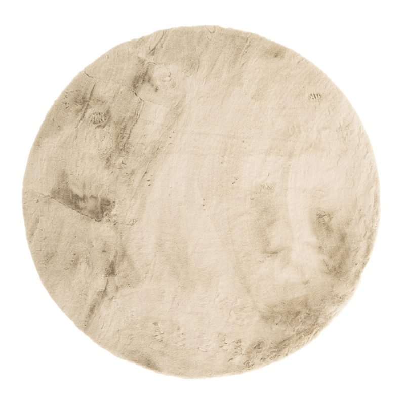 Vloerkleed Zena Round beige