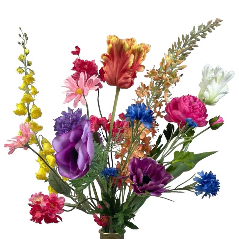 Zijden Boeket Isabella + vaas