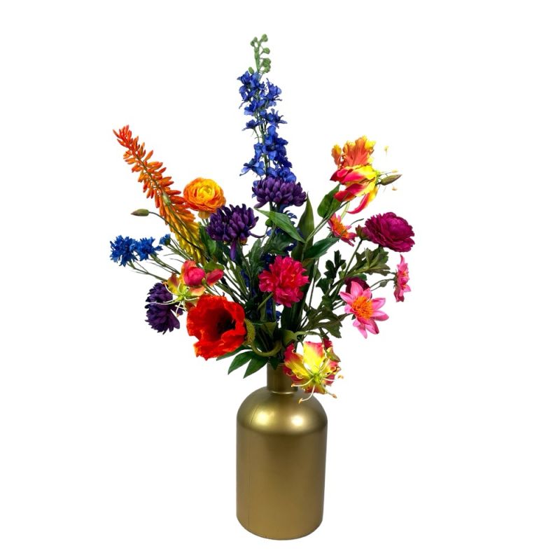 Zijden Boeket June + vaas