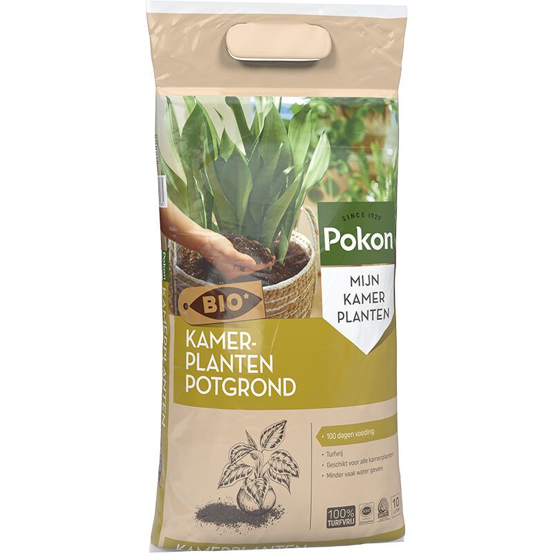 Pokon bio turfvrij kamerplanten potgrond 10L