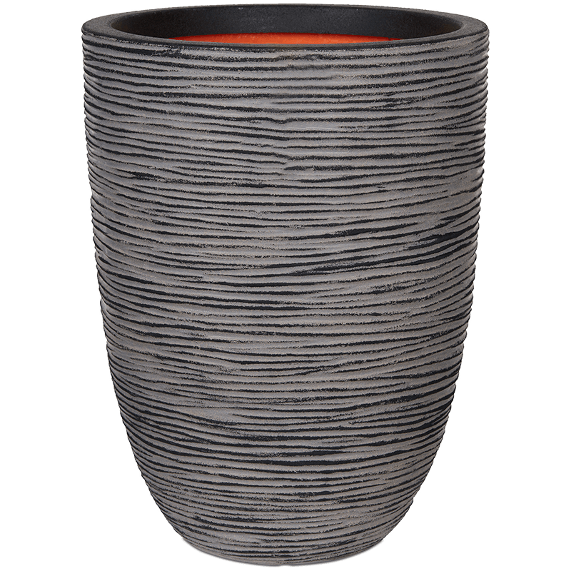 Capi Nature Rib Vase Elegant Antraciet
