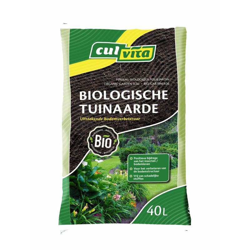 Biologische tuinaarde 30 liter