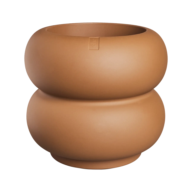 Elho Amber Roll Low Karamel