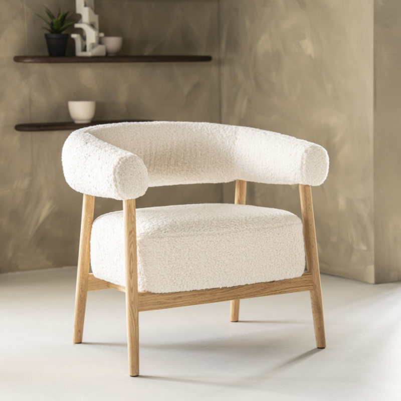 Fauteuil Mysa beige