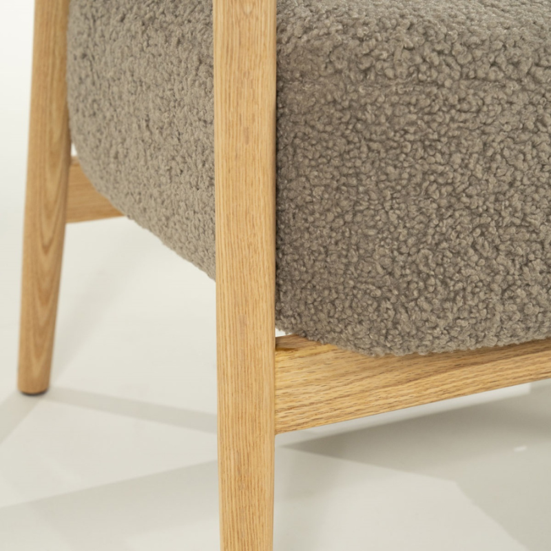 Fauteuil Mysa taupe