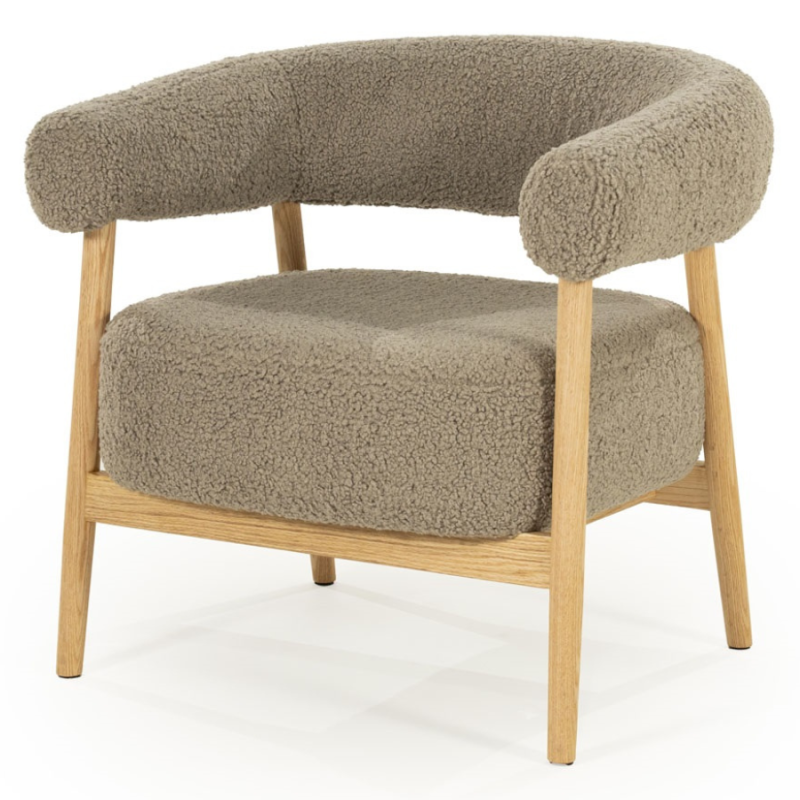 Fauteuil Mysa taupe