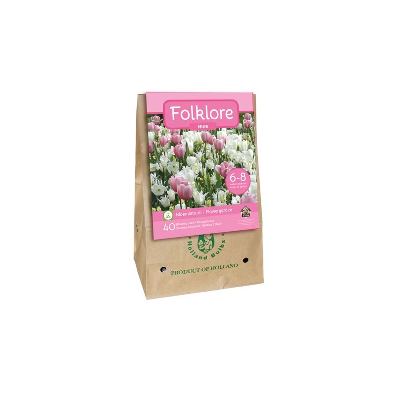 Tulpen Folklore mix Mike - 40 stuks